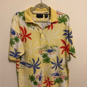 GANT Men's Multicolor Tropical Polo Shirt